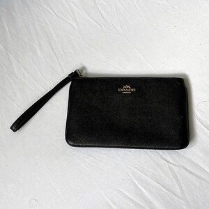 COACH Black Wristlet